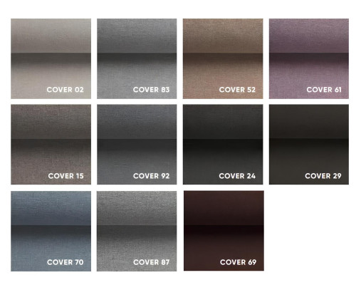 Moderni L-muotoinen sohva vuodesohvatoiminnolla