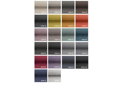 Moderni L-muotoinen sohva vuodesohvatoiminnolla