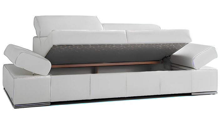 Moderni 2+2,5 paikan sohva, jossa on vuode-toiminto