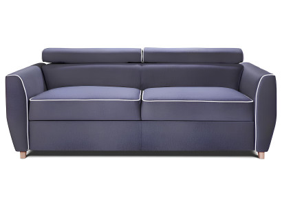 Moderni kolmen hengen sohva vuodefunktion kanssa