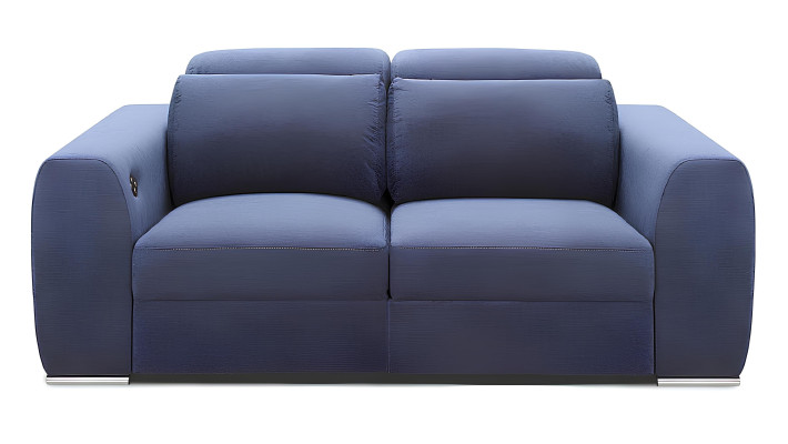 Moderni 2,5+1 hengen sohva kankaasta, jossa on vuode-toiminto