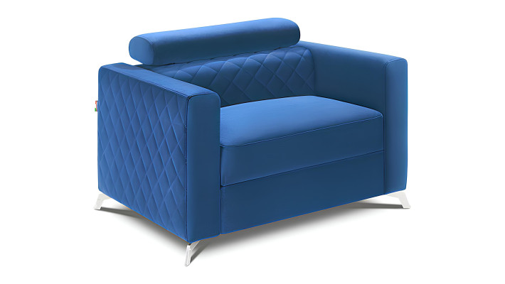 Moderni ja rentouttava kangas- ja nahkatuoli