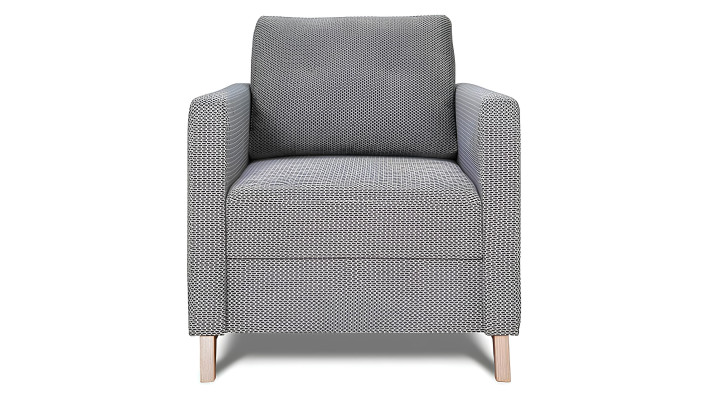 Suunniteltu nahkainen klubituoli, pehmustettu, yksittäinen, rentouttava, kääntyvä, TV:lle