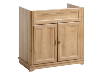 Liikkuva pesuallas kaluste alle 80 cm rustiikkityylissä