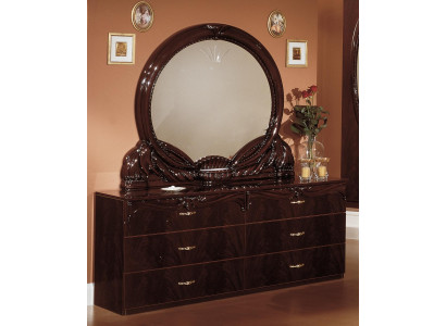 Moderni luksusmakuuhuoneen kalustesarja sänky 2 yöpöytää 6 osaa puuta