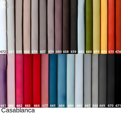 Tyylikäs kangas- ja puusänky modernilla muotoilulla