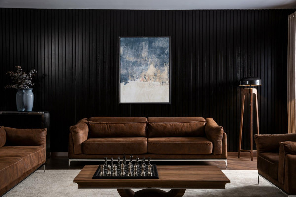 4-osainen sohvasetti pöydällä