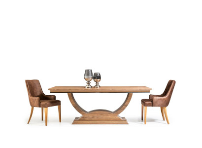 Tyylikäs, pehmustettu loft-tyylinen chaise longue -sohva, mustasta nahasta valmistettu keittiötuoli