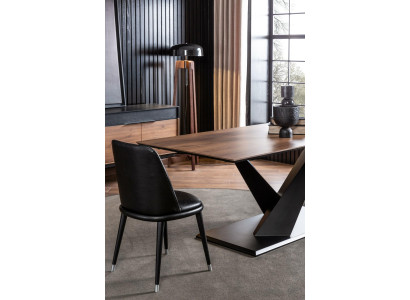 Moderni luksuskitchen pöytä ruskea 208x92cm