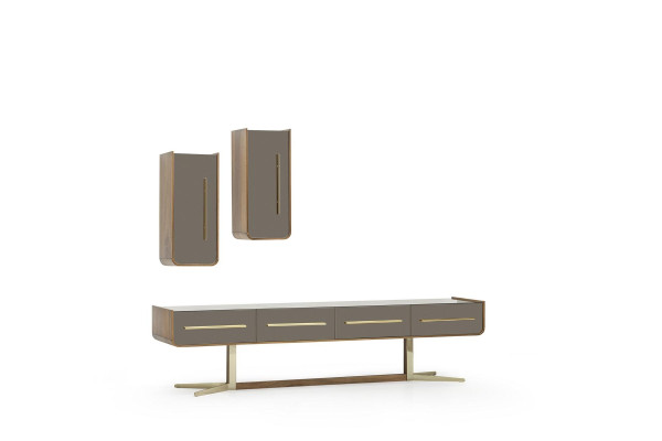 Puinen TV-hylly olohuoneeseen