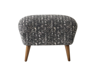 Moderni harmaa verhoiltu jakkara