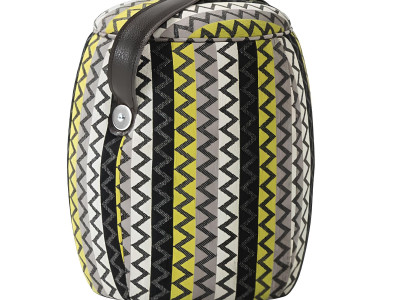 Harmaa vihreä puf-ottomaani