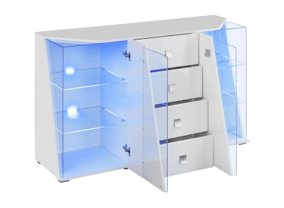 Ylellinen TV-hylly ja lipasto olohuoneen kalustesarja