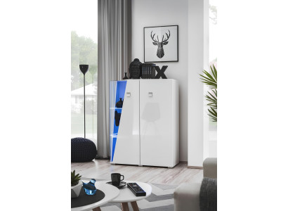 Moderni vitriini olohuoneeseen, ylellinen muotoilu, uusi huonekalu