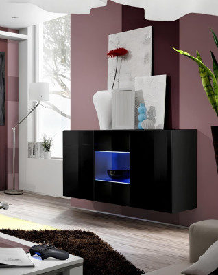 Moderni luksus seinäpuoli pöytä olohuoneeseen