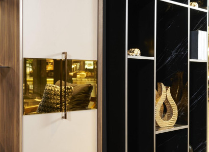 Moderni ylellinen vaatekoukku makuuhuoneen kalustetyylissä