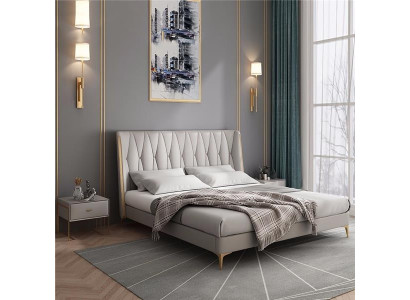 Nuorten luksus kaksosänky harmaana