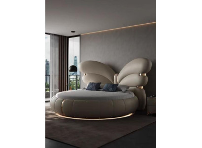 Beige luksusdesigni sänky