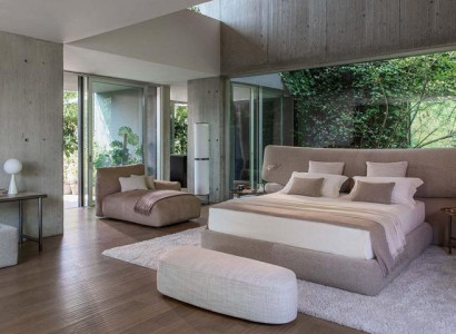 Moderni verhoiltu sänky Comfort Dormire tyylikäs luksussänky