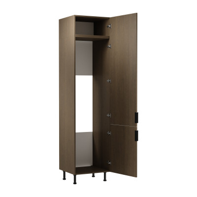 Upotettu korkea jääkaappi