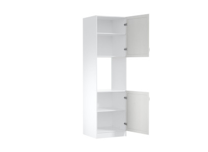 Seinäkaappi uunin paikalla