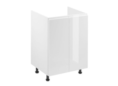 Valkoinen lakattu allaskaluste