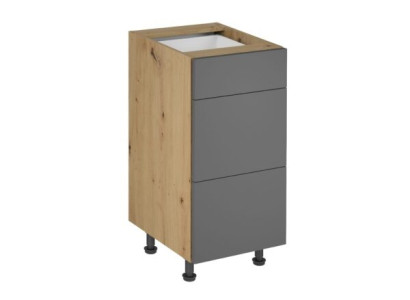 Liikkuva kaappi laatikoilla, keittiökaluste 3 laatikolla