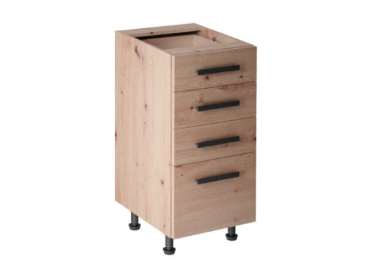 Mukava keittiökaappi vetolaatikoilla