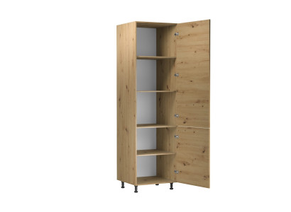 Keittiökaappi hyllyillä