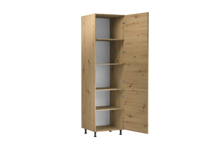 Keittiökaappi hyllyillä