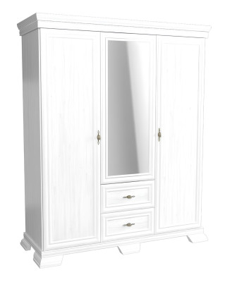 Kangaskaappi ripustimilla ja laatikoilla