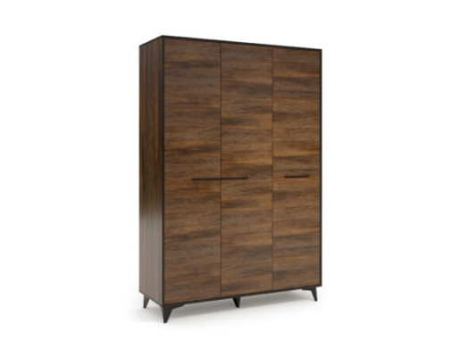 Tekstiilikaappi vaatepuulla makuuhuoneeseen