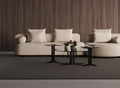 Tyylikäs ja mukava 2x sohva -setti