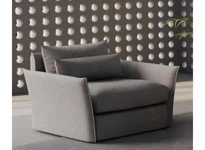 Moderni mukavuuteen keskittyvä nojatuoli