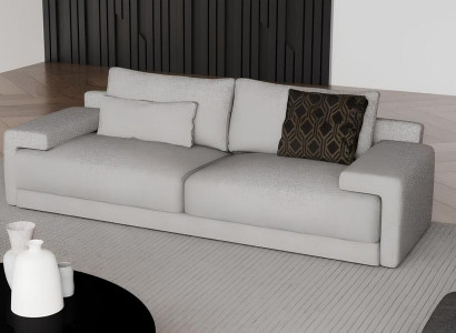 Tyylikäs sohva, jossa on mukavuutta joka yksityiskohdassa