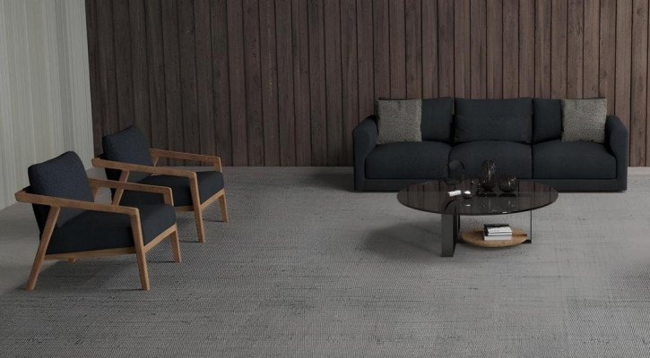 Kolme hengen sohva esteettisellä mukavuusistuimella - päivittäiseen käyttöön