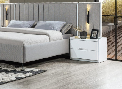 Modernit valkoiset yöpöydät