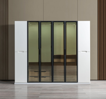 Moderni 255 cm vaatekaappi