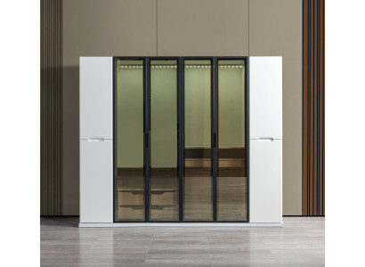 Moderni 255 cm vaatekaappi