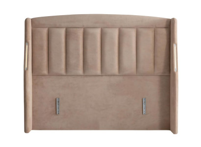 Tyylikäs puusänky tekstiili- ja puumadrassilla