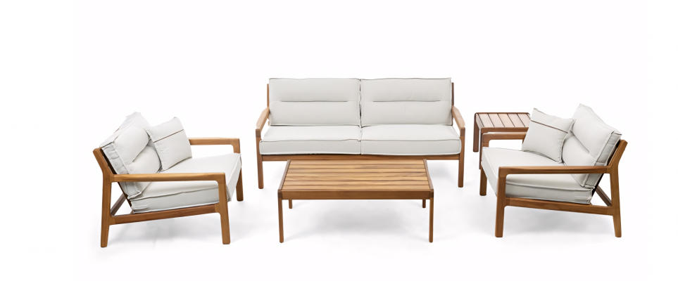 Sisusta puutarhasi luonnonmukaisilla huonekaluilla