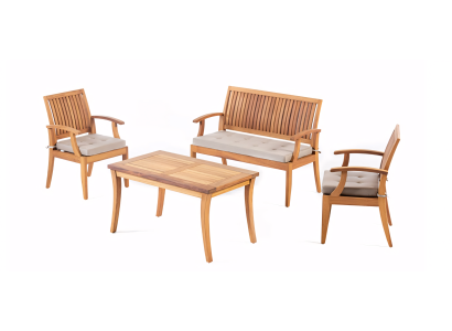 Mukava ja tyylikäs puutarhakalustesarja terassillesi