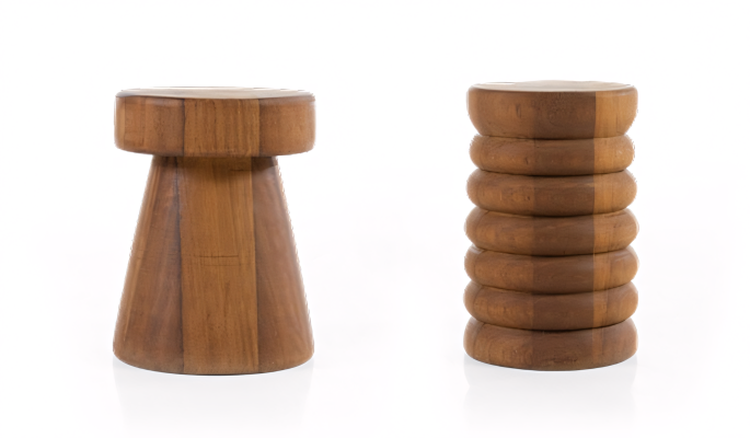 Minimalistinen apupöytä, joka luo mukavuutta