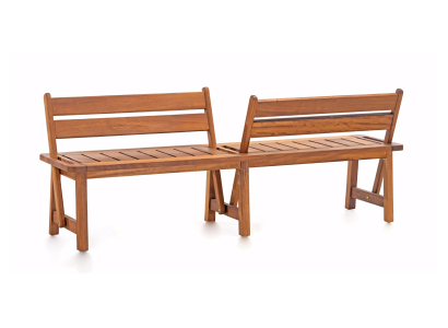 Moderni penkki, joka luo tunnelmaa