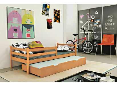 Kaksosvuode, jossa on vuodesohva, kaksi sänkyä, laatikollinen sänky, lasten sänky, puusänky, kerrossänky