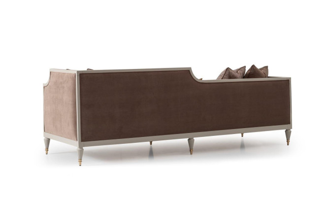 Hocker-ryhmä Jalkajakkara Polyester Olohuone Istuma Kangas Beige Luksus Istuin 3-osainen