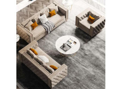 Chesterfield 321 Asuinalueen Rentoutumistoiminto Sohva Design Kulmasohva Samettisohvat