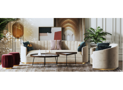 Sohvasti 3+1 Istuin Design-sohva Pehmusteet Soivat Couch Moderni
