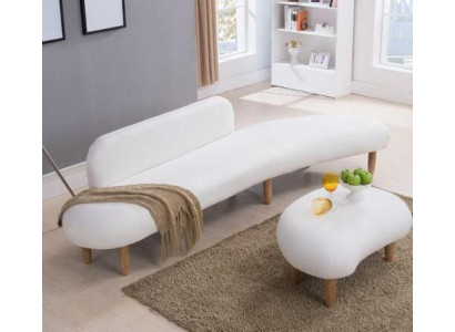 4-paikkainen sofa Juoksevapöytä Istumamöbelit Olohuonekalusto Pehmuste Tekstiili Moderni Kangas