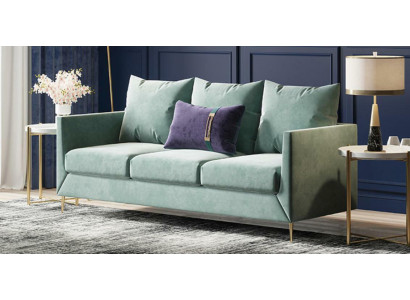 3-istuttava kangassohva asuinalue rentoutumiseen designsohva lounge-sohvat sametti
